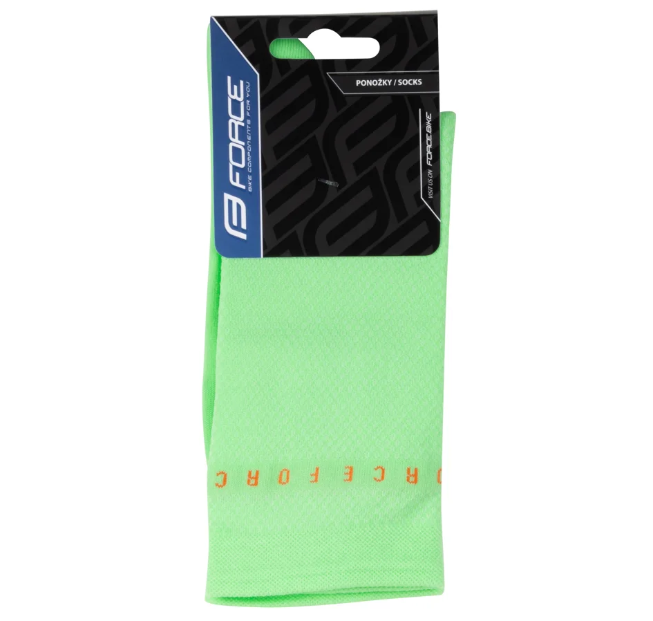 ponožky FORCE SMACK, limeta