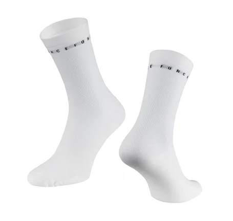 ponožky FORCE SNAP SPORT, bílé