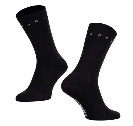 ponožky FORCE SNAP SPORT, černé S-M/36-41