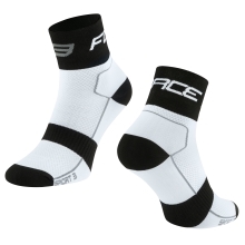 ponožky FORCE SPORT 3, bílo-černé 