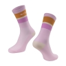 ponožky FORCE STRIPE dlouhé, fialové S-M/36-41