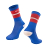ponožky FORCE STRIPE dlouhé, modré S-M/36-41