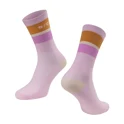 ponožky FORCE STRIPE dlouhé, růžové S-M/36-41