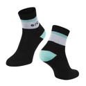 ponožky FORCE STRIPE krátké, černé S-M/36-41