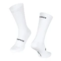 ponožky FORCE VERDONE, bílé L-XL / 43 -47