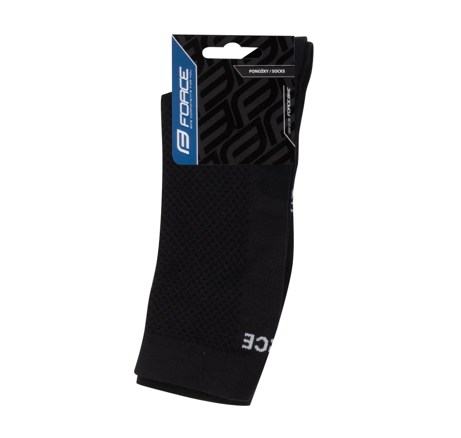 ponožky FORCE VERDONE, černé