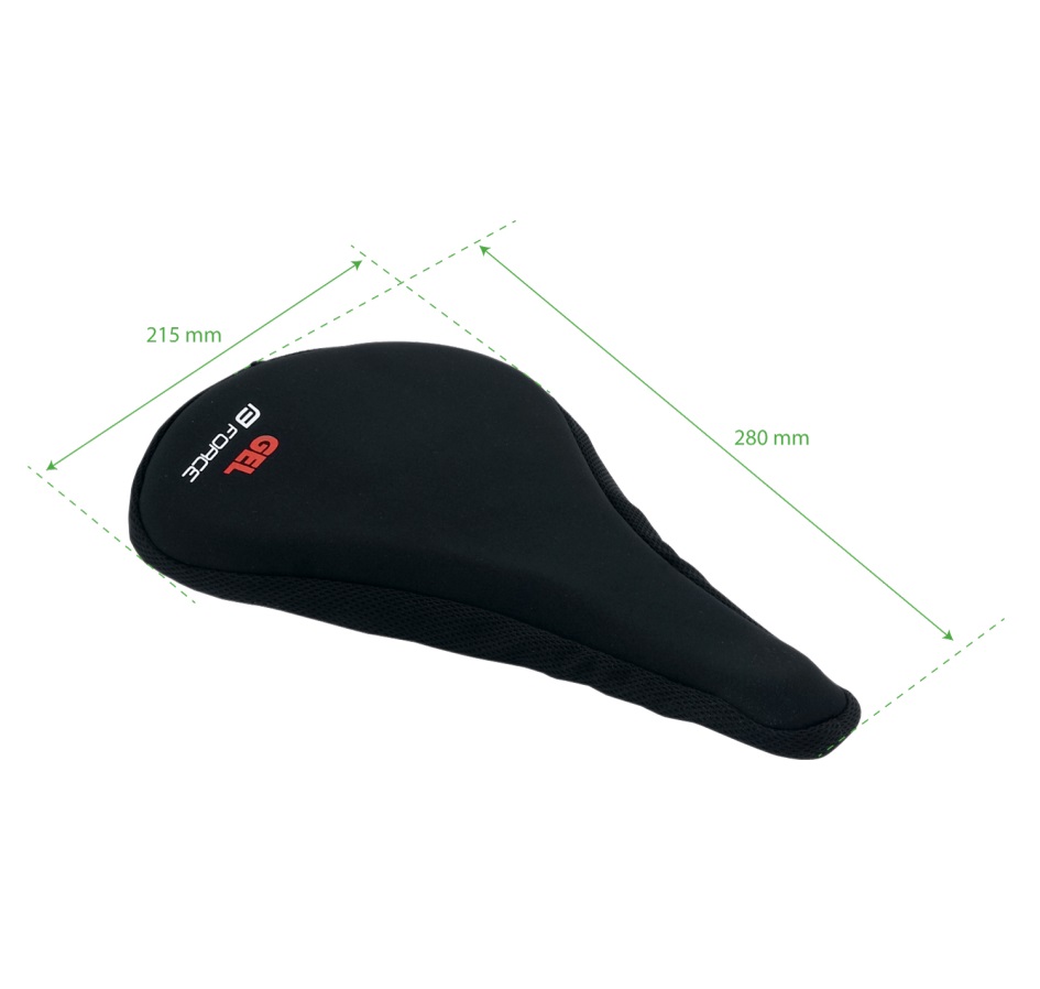 potah sedla FORCE GEL 280 x 200 mm bez prolisu