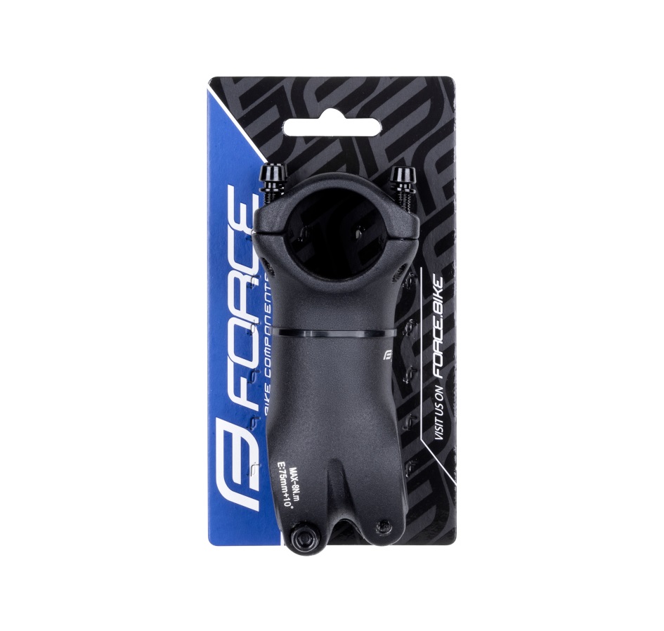 představec FORCE BASIC S4.2  31,8/75mm Al, černý