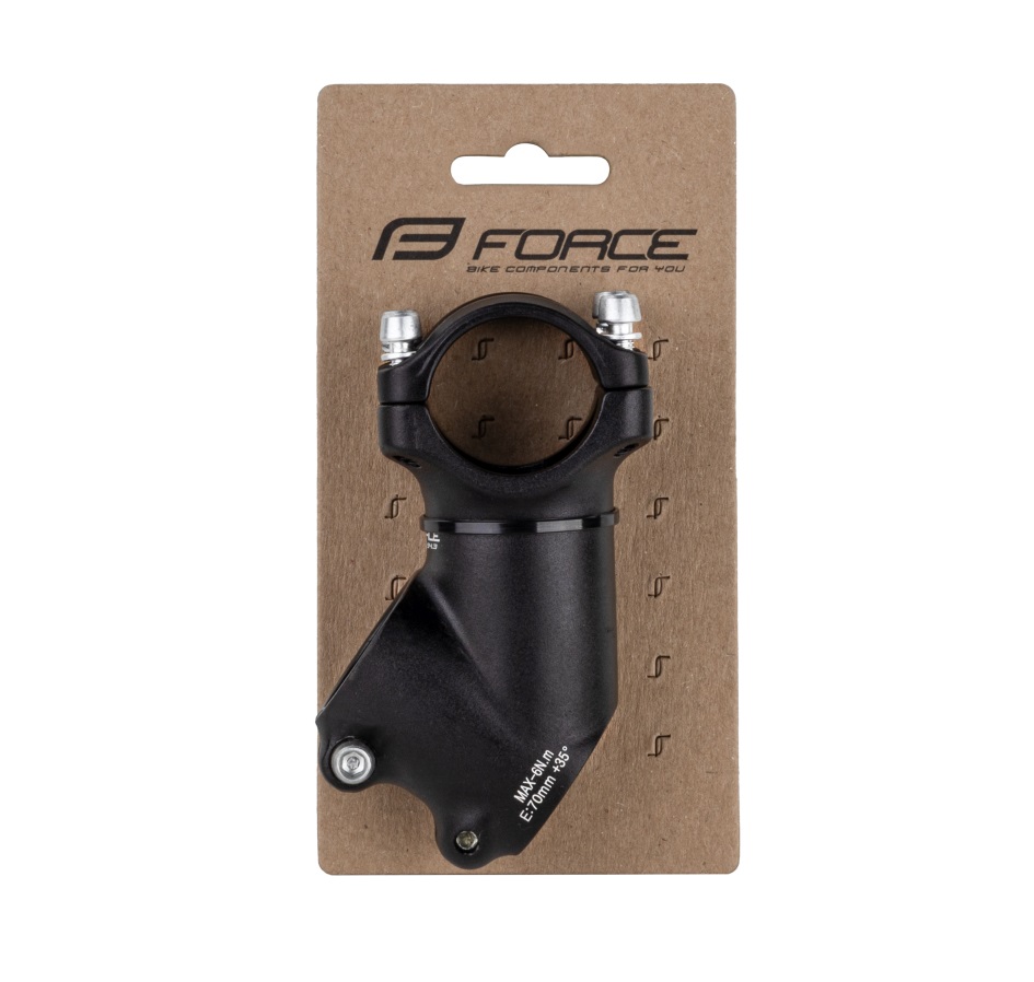 představec FORCE BASIC S4.3  31,8/70mm  Al, černý