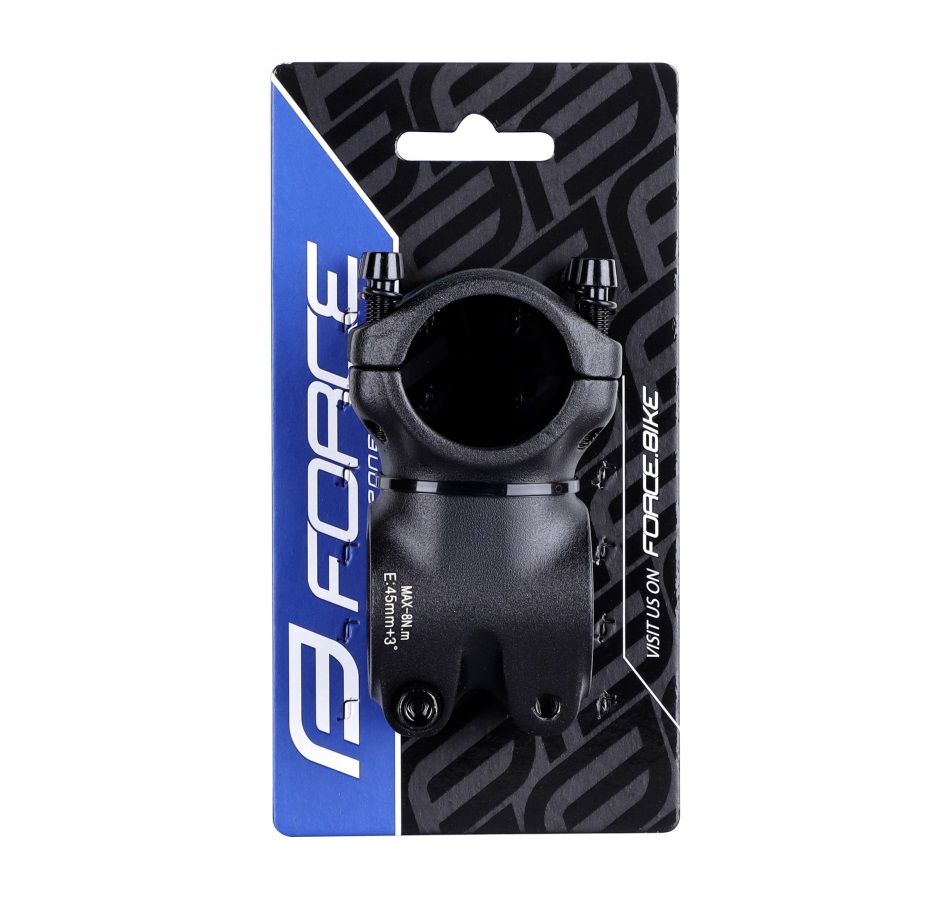 představec FORCE BASIC S4.5  31,8/45mm Al, černý
