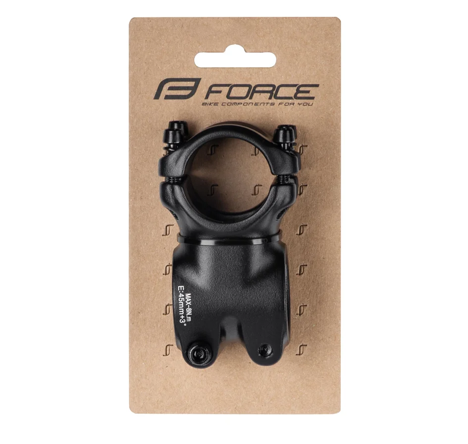 představec FORCE BASIC S4.5  31,8/45mm Al, černý
