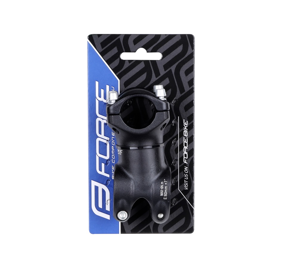 představec FORCE BASIC S4.6  25,4/60mm Al, černý