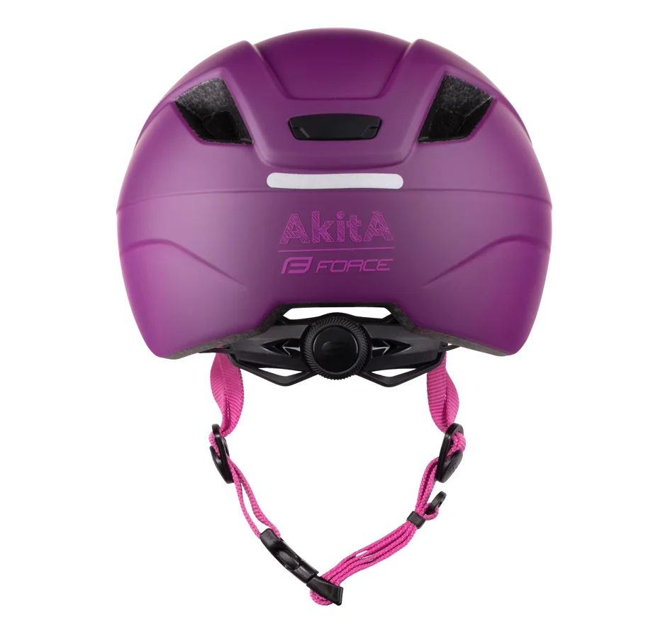 přilba FORCE AKITA dětská, růžová