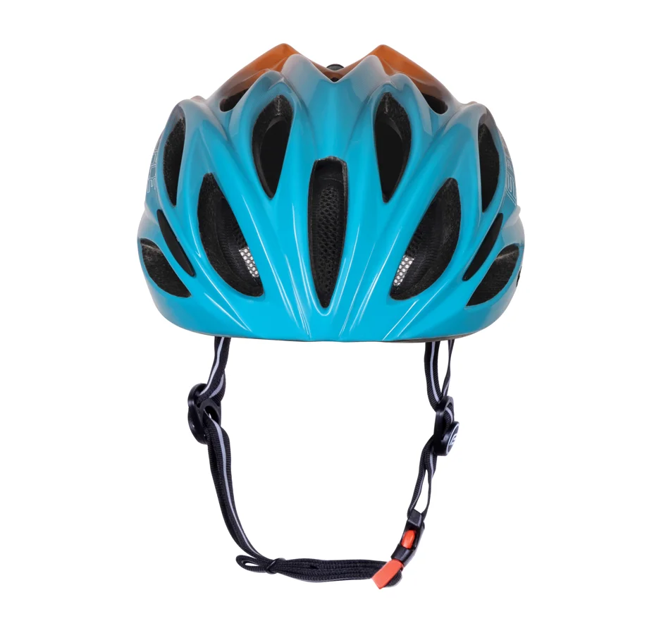 přilba FORCE BULL HUE, modro-oranžová