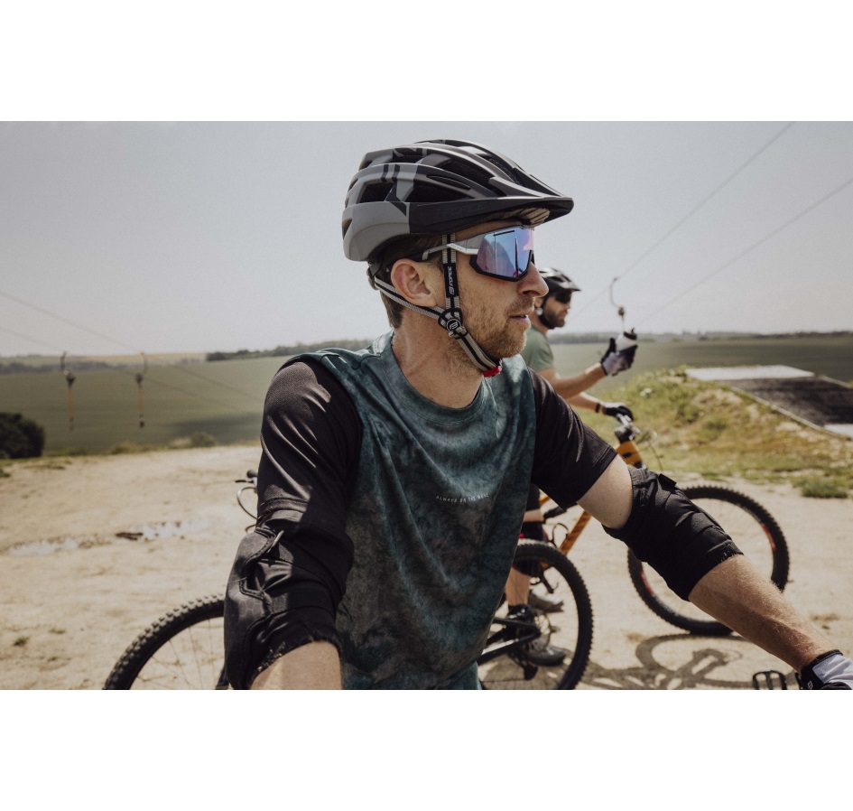 přilba FORCE CORELLA MTB, černo-šedá