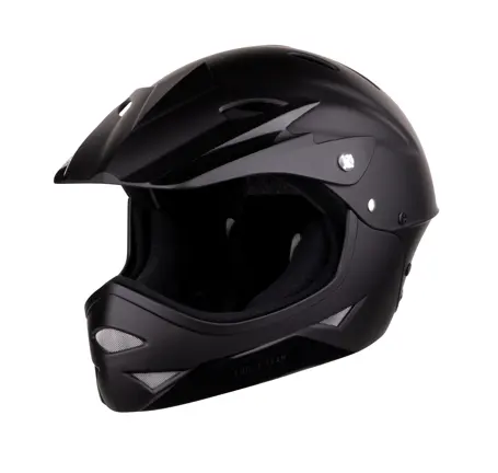 přilba FORCE DOWNHILL junior, černá matná S - M