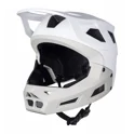 přilba FORCE DROP downhill, bílo-šedá L-XL