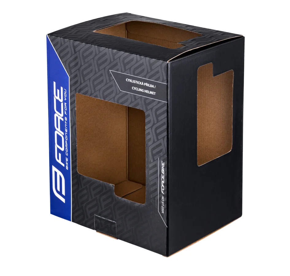 přilba FORCE FUN STRIPES dětská, fluo-černo-šedá 