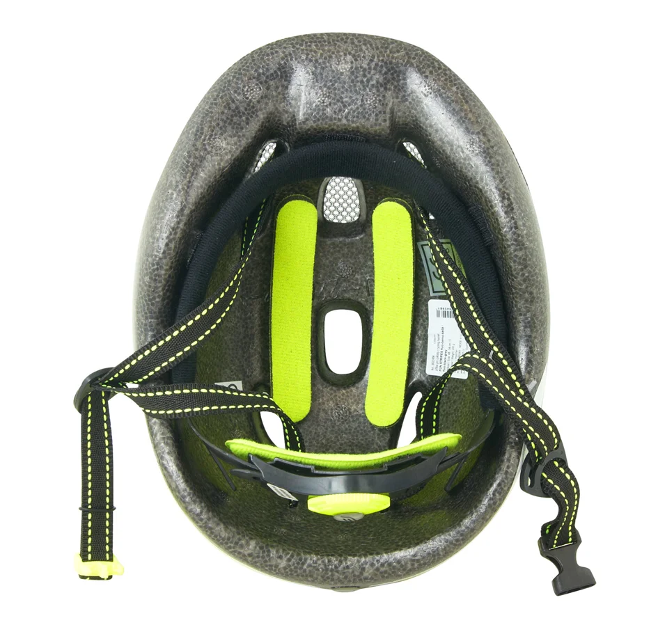 přilba FORCE FUN STRIPES dětská, fluo-černo-šedá 