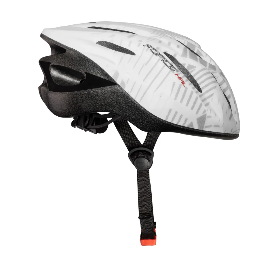 přilba FORCE HAL, bílá