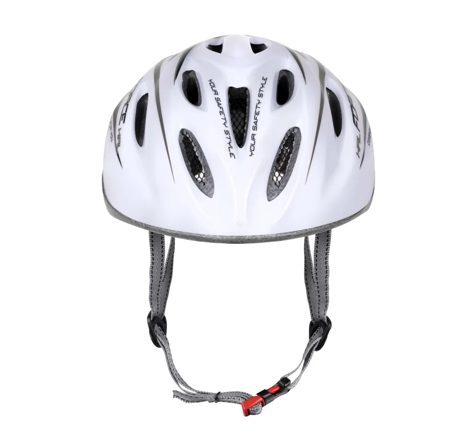 přilba FORCE HAL, bílo-černá