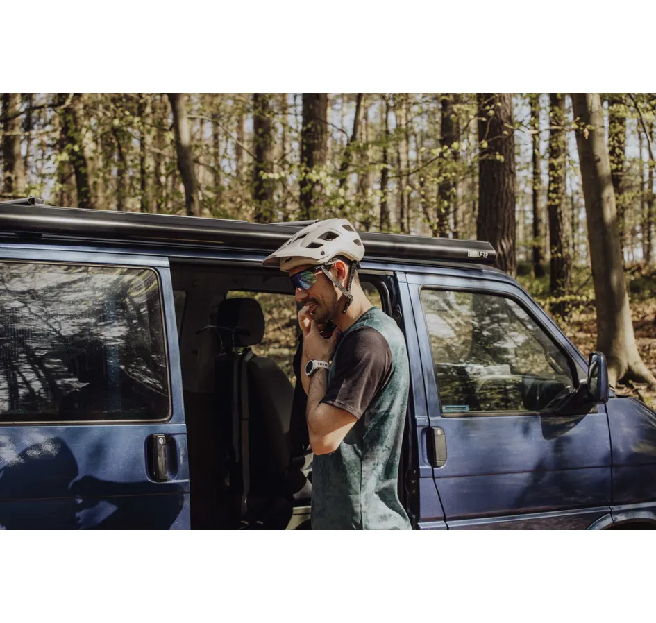 přilba FORCE IBEX MTB, béžová, matná