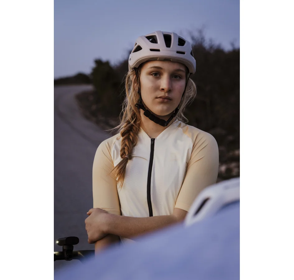 přilba FORCE IBEX MTB, béžová, matná