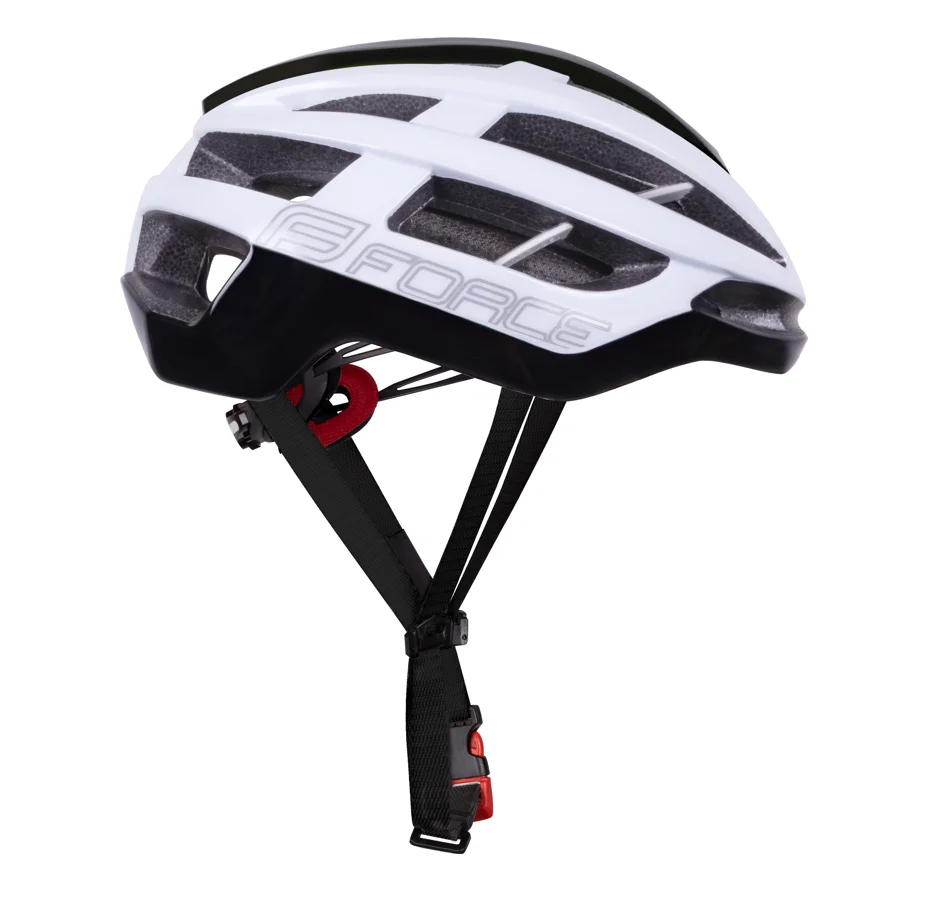 přilba FORCE LYNX, bílo-černá