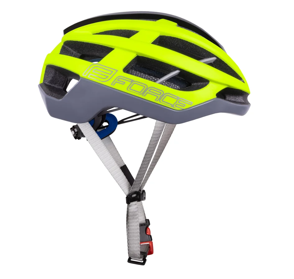 přilba FORCE LYNX, fluo-šedá