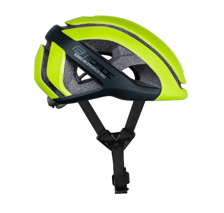 přilba FORCE NEO, fluo-černá