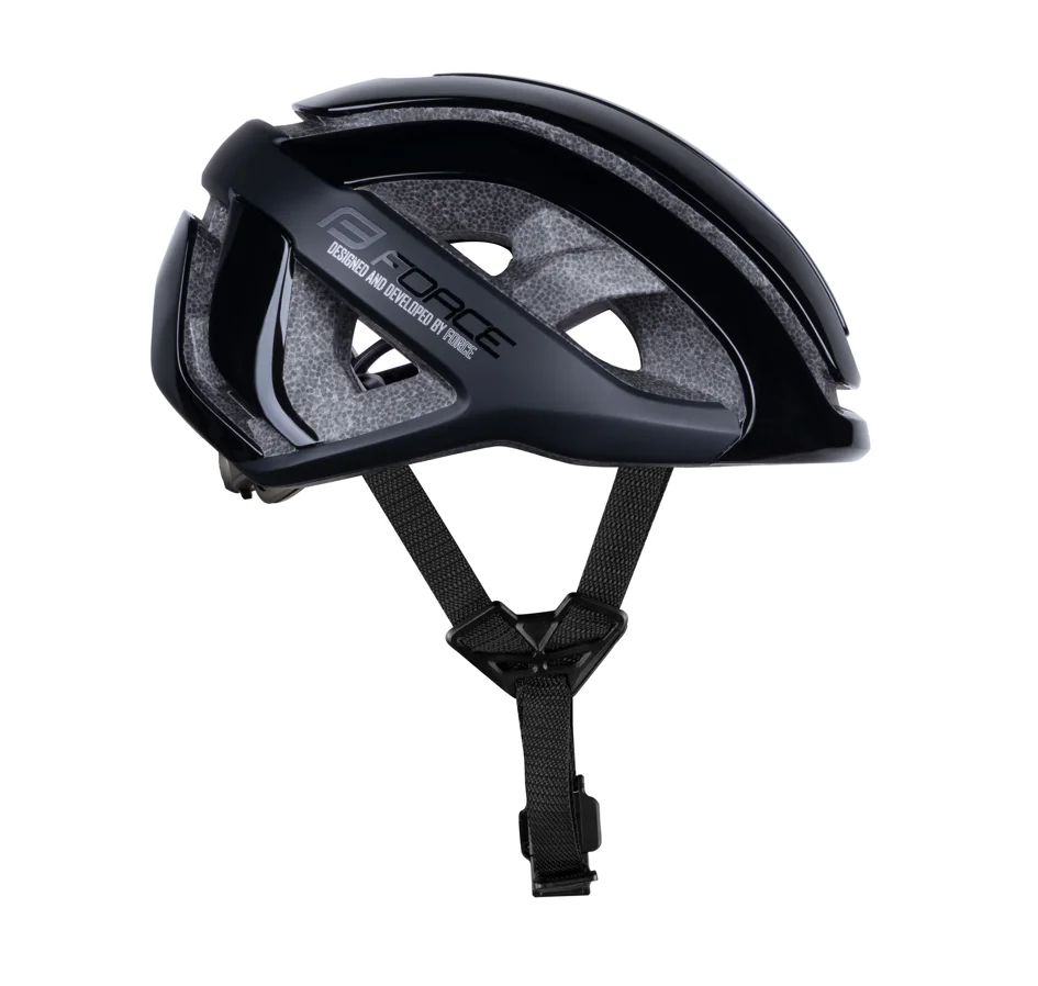 přilba FORCE NEO MIPS, černá mat-lesk