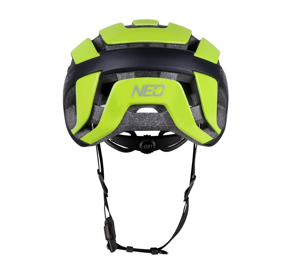 přilba FORCE NEO MIPS, fluo-černá