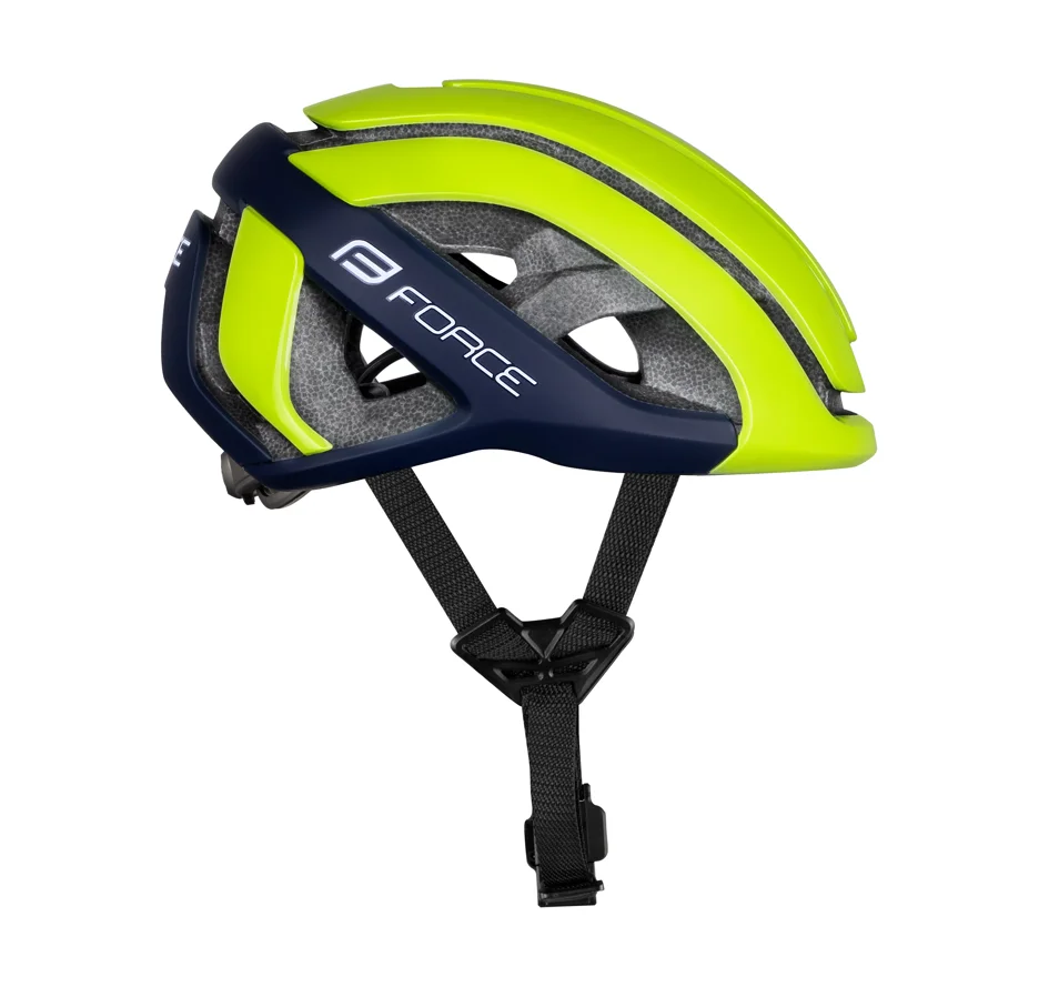 přilba FORCE NEO MIPS, fluo-modrá