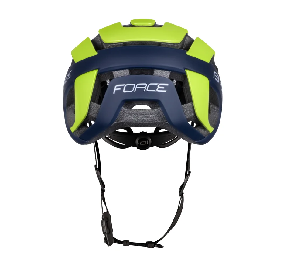 přilba FORCE NEO MIPS, fluo-modrá