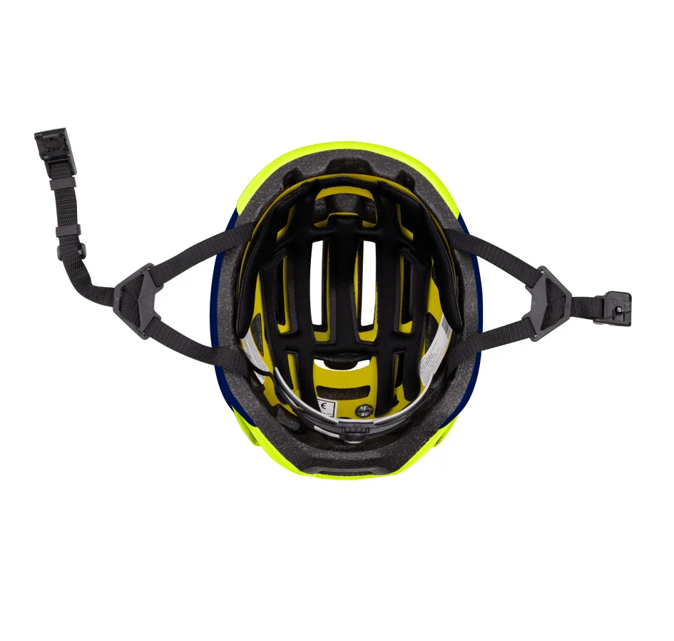 přilba FORCE NEO MIPS, fluo-modrá
