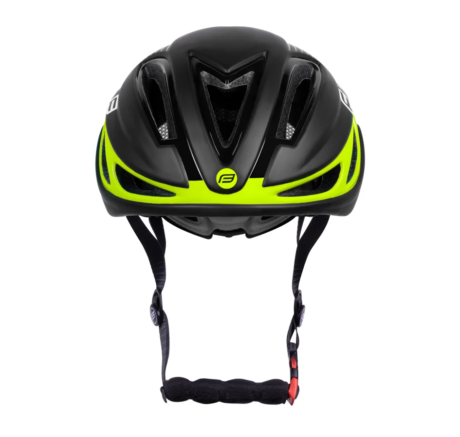 přilba FORCE REX, černo-fluo