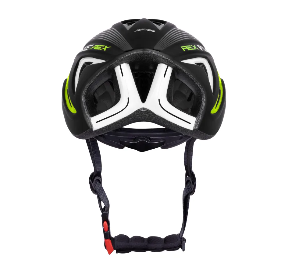 přilba FORCE REX, černo-fluo