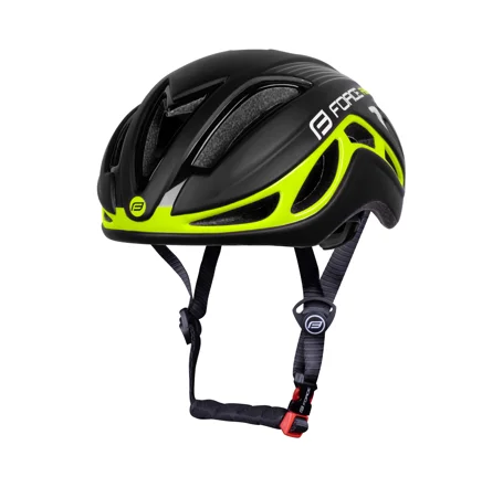 přilba FORCE REX, černo-fluo