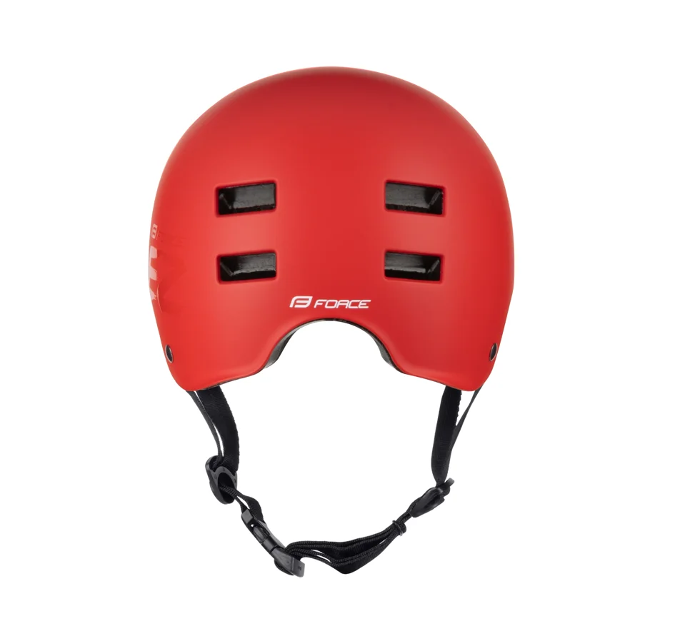 přilba FORCE RIDEZ BMX, červená matná