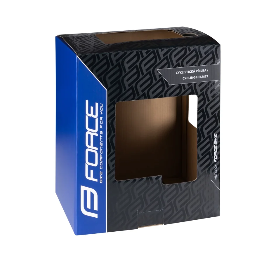 přilba FORCE SCATTER časovkářská, černá UNI