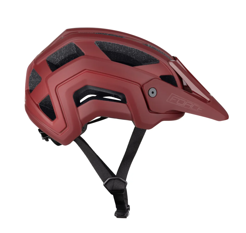 přilba FORCE TRAIL MTB, bordo
