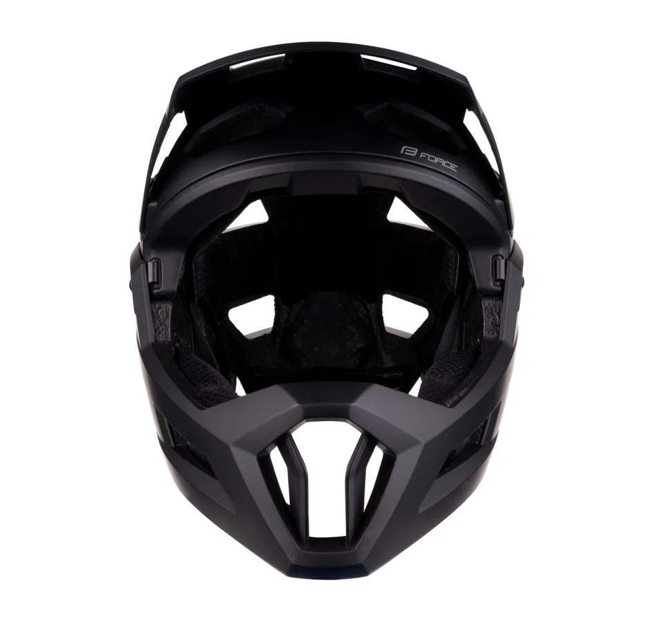 přilba FORCE VENOM downhill, černá