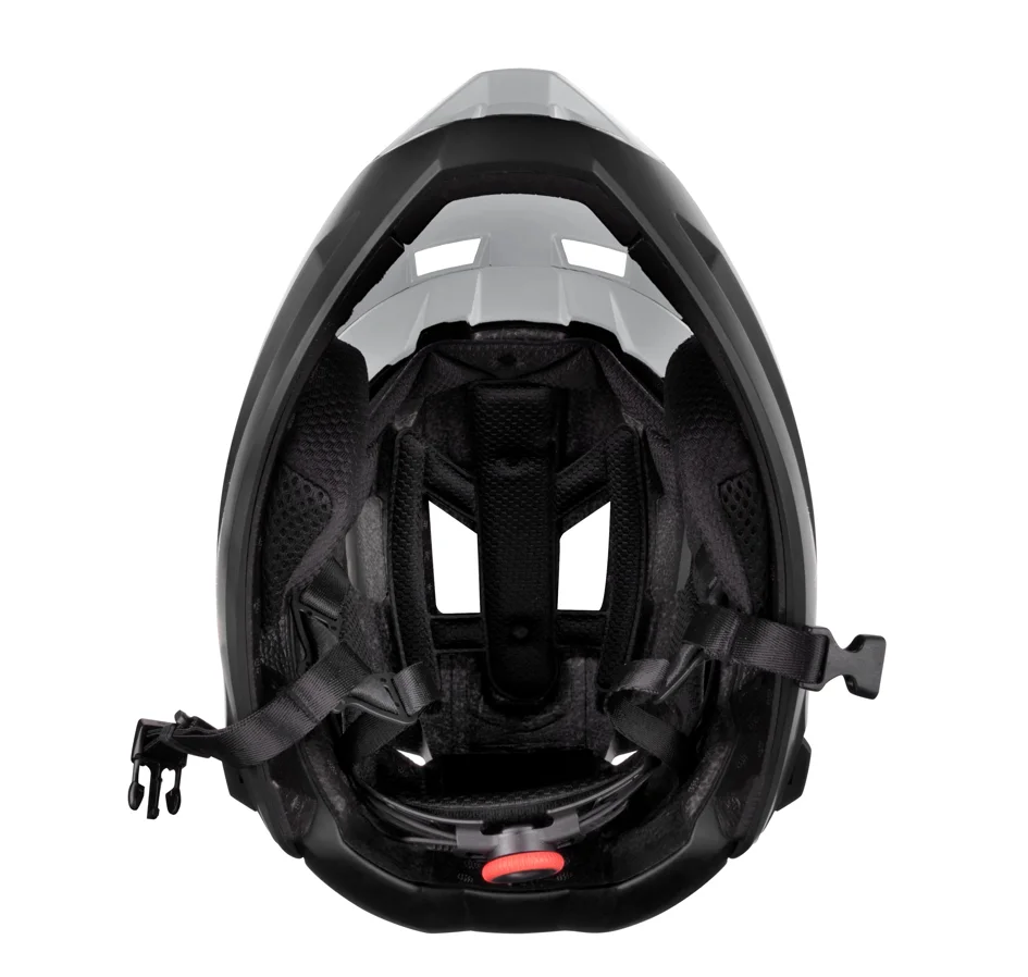 přilba FORCE VENOM downhill, šedo-černá