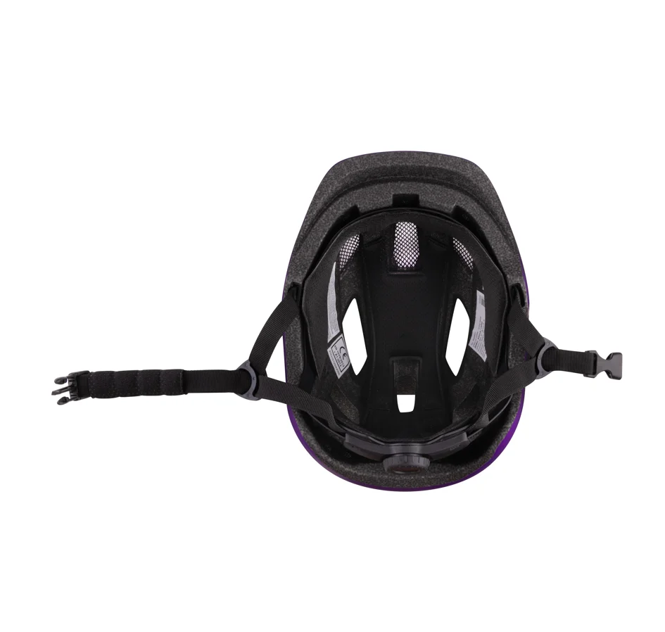 přilba FORCE ZEBU s blikačkou, fialová