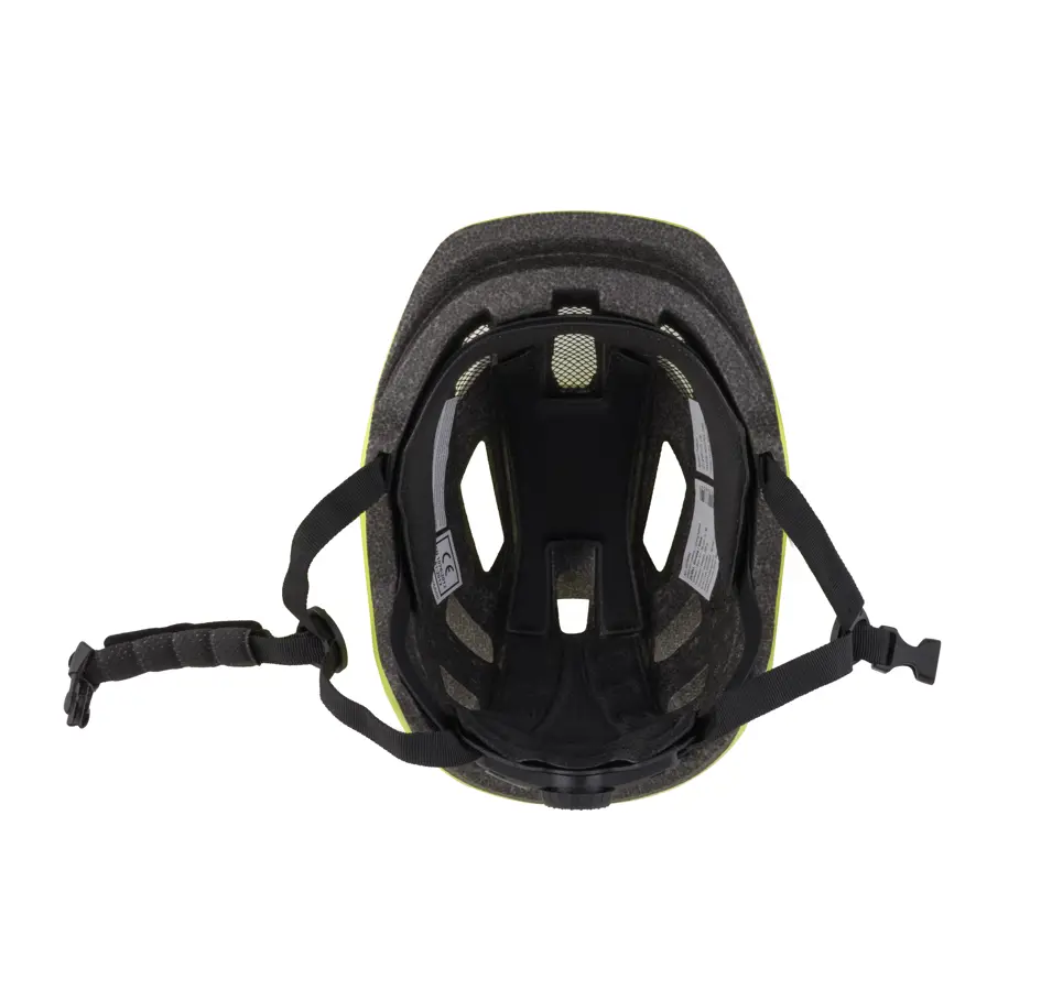 přilba FORCE ZEBU s blikačkou, limeta