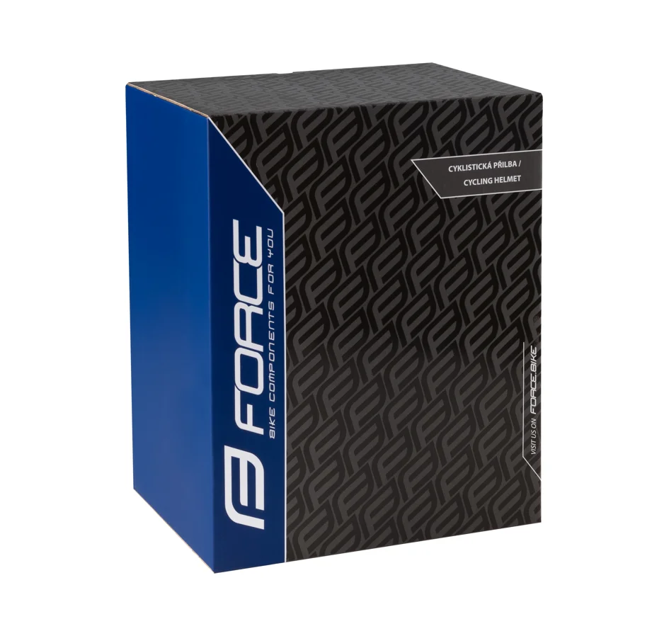 přilba FORCE ZEBU s blikačkou, petrolejová