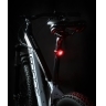 rear light FORCE CRYSTAL 30LM 3x LED, battery