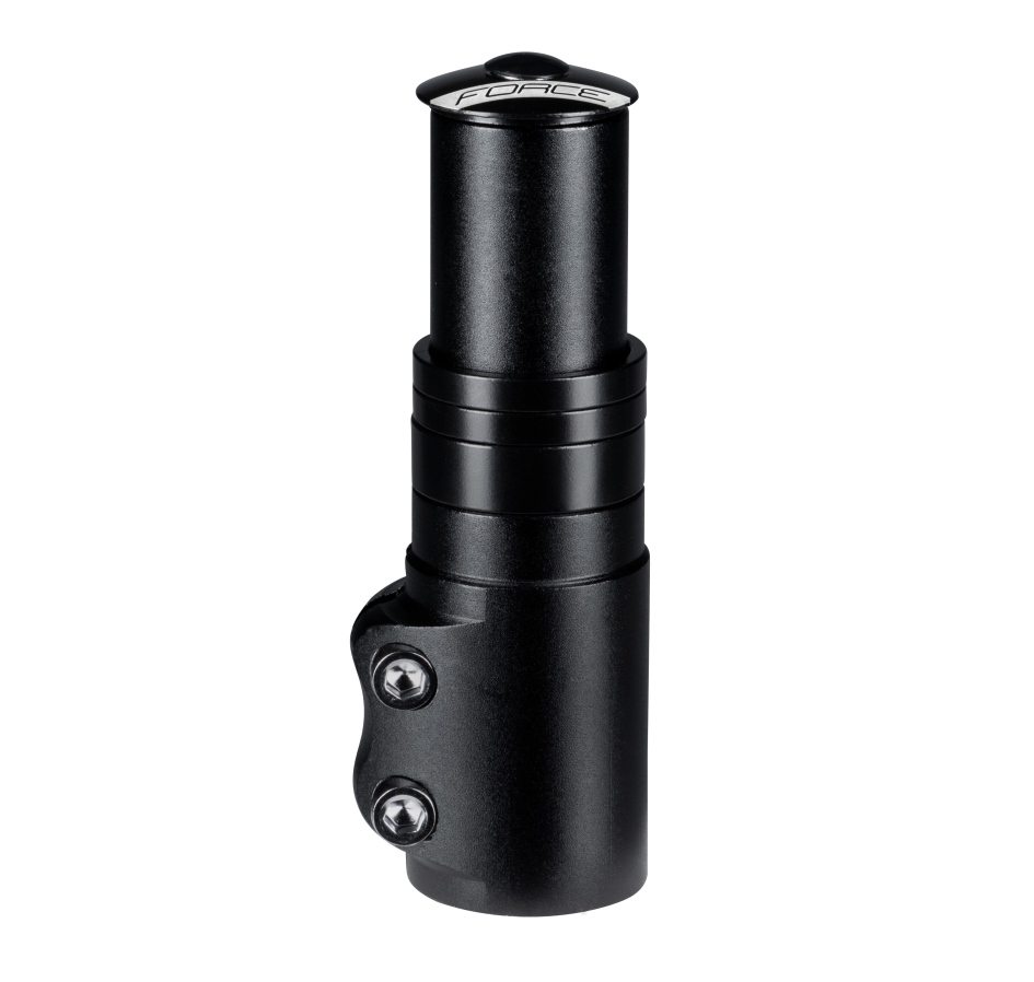 redukce FORCE nástavec vidlice 1 1/8''Al,116mm,črn