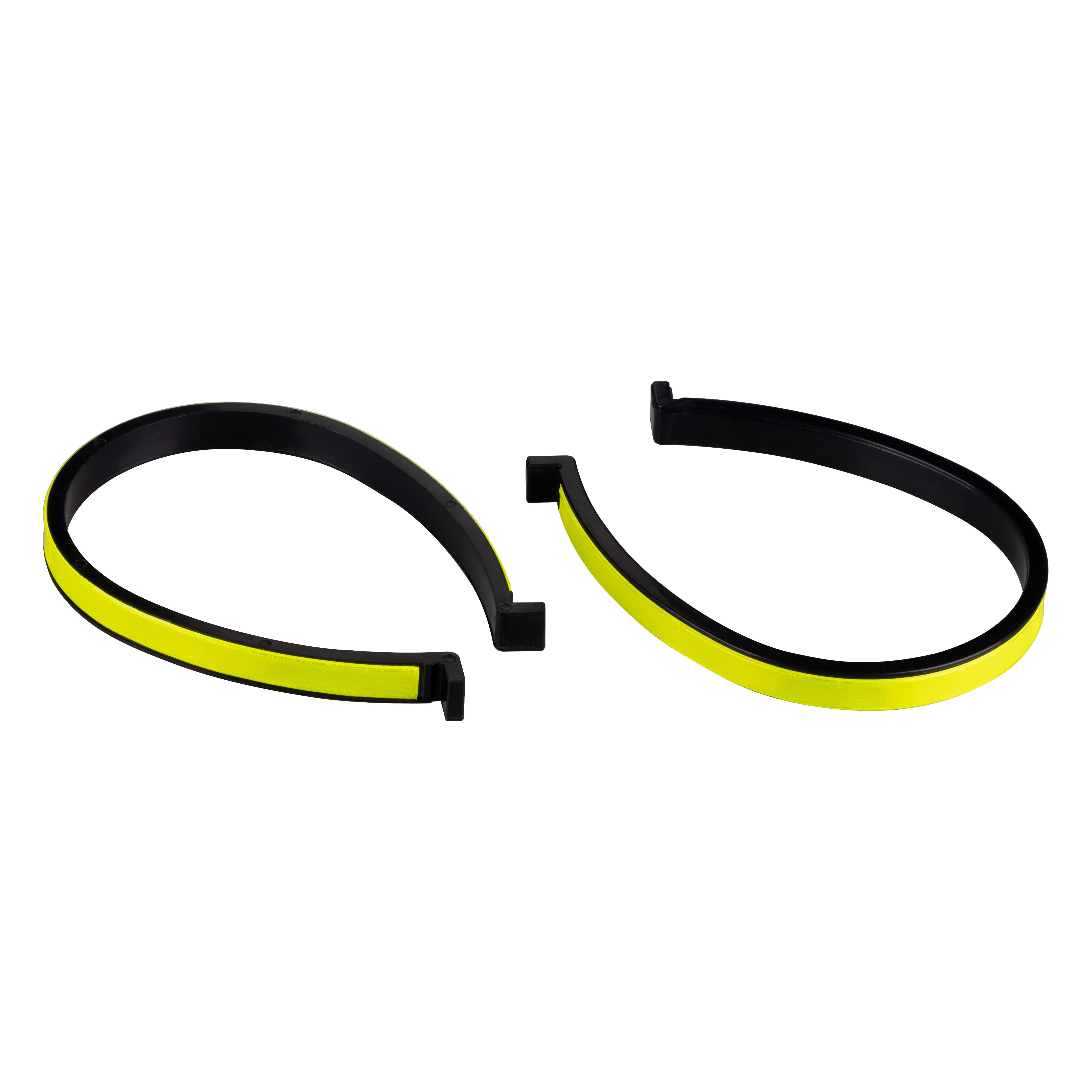 reflective trouser clips FORCE, plastic, fluo | Force