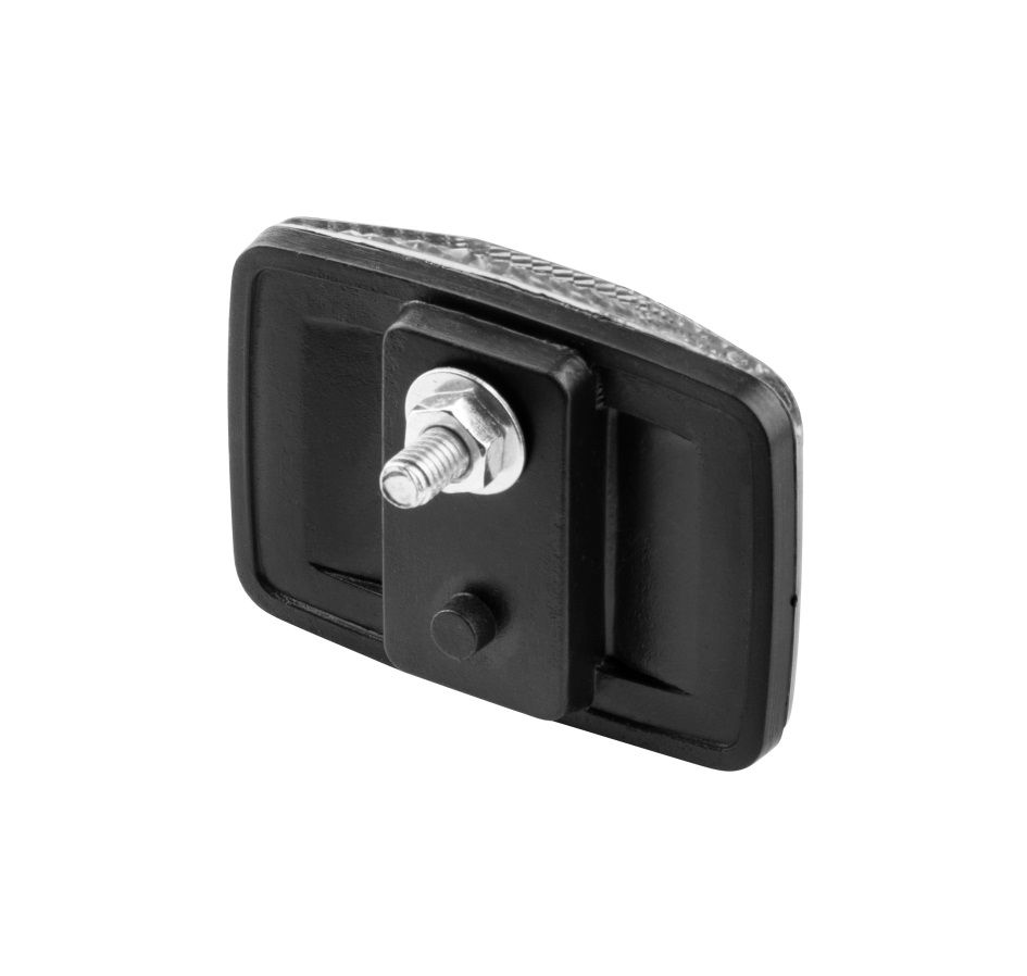 reflector front square, white